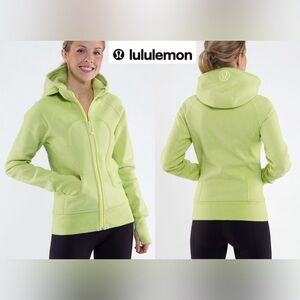 Lululemon Scuba Hoodie - Heathered Citron / Citron - Size 10